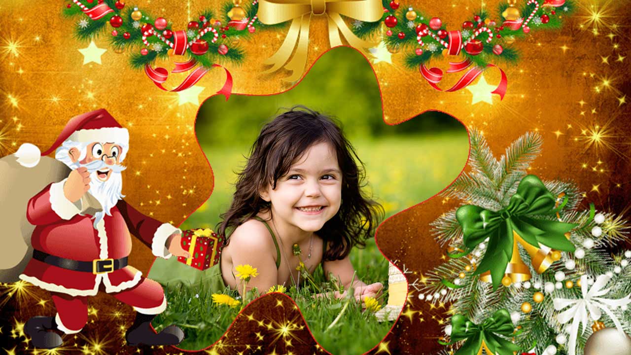 Happy and Merry Christmas Frames for Facebook Profile Photo and Picture ...