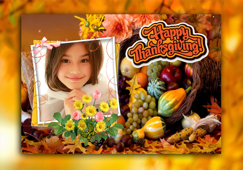 Happy Thanksgiving Profile Picture Frame for Facebook ...