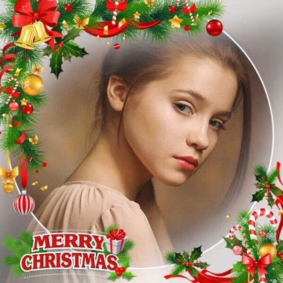 Merry Christmas 2021 Facebook Photo Frame Profile Picture Frames for