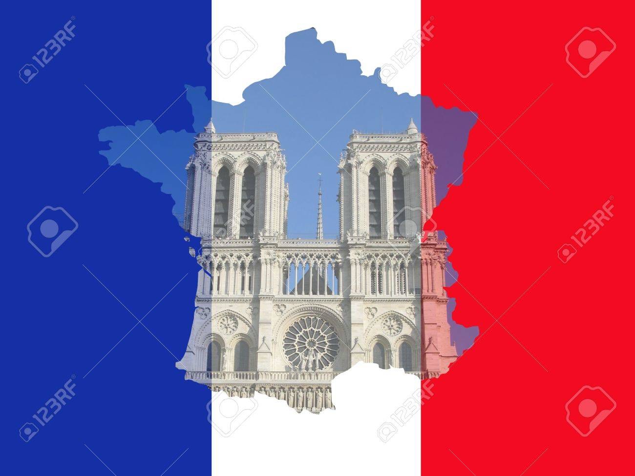 Notre Dame Paris Profile Picture Photo frame Overlay filter - Profile