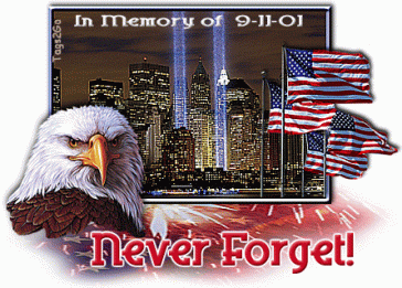 video gif picture image In Memory of 9-11-02 NEVER FORGET message ...